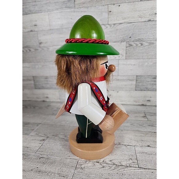 Vintage Steinbach Chubby Troll Oktoberfest Nutcracker 10.5" Germany - Picture 7 of 8
